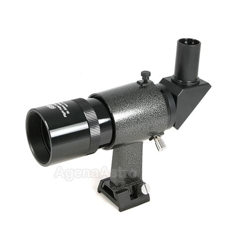 GSO 8x50mm Right Angle Correct-Image Finder with Bracket | AstronomyConnect