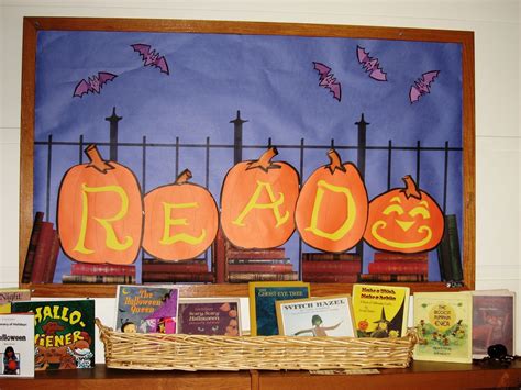 halloween bulletin board ideas for library - Charmain Weir