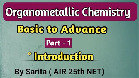 Organometallic Compound chemistry | Introduction | Applications | Chemistry Hifi | CSIR- NET ...