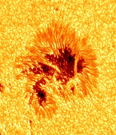 The Clearest Image of a Sunspot Ever Taken,... - Exploring Space