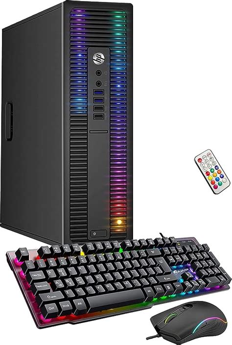 HP EliteDesk Desktop Customized RGB Lights Computer AMD A-Series ...