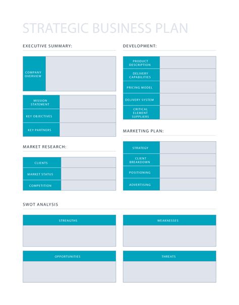 Quarterly Business Plan Template - Parahyena.com