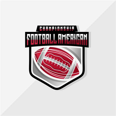 American football logo vector design template 10403842 Vector Art at ...