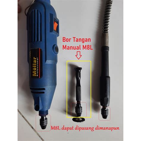 Jual Bor Tangan Bor Mini Manual Hand Drills ONLY - M8L | Shopee Indonesia