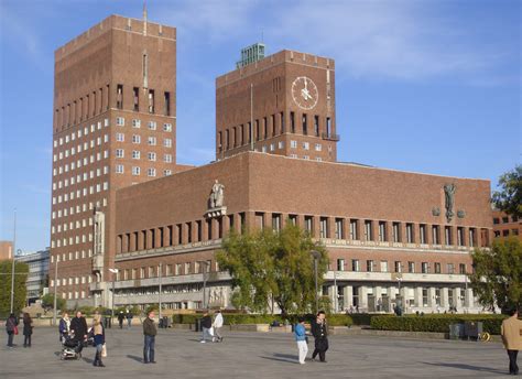 Free photo: Oslo City Hall - Architecture, Look, Tower - Free Download - Jooinn