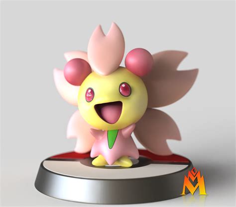 STL file Cherrim - FAN ART - POKÉMON FIGURINE - POKÉMON UNITE・3D ...