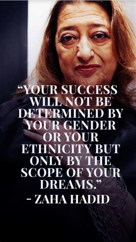 “Your success will not be determined by your gender or your ethnicity ...