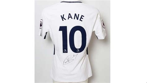 Maglia Ufficiale Harry Kane Tottenham Hotspur FC, Indossata/Autografata ...