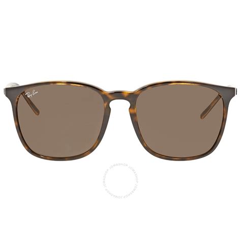 Ray Ban Brown Classic B-15 Round Men's Sunglasses RB4387 71073 56 - Ray-Ban - Sunglasses - Jomashop