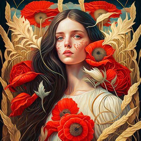 Classical Art, Art Works, Amazing Art, Art Girl, Poppies, Angel Art ...