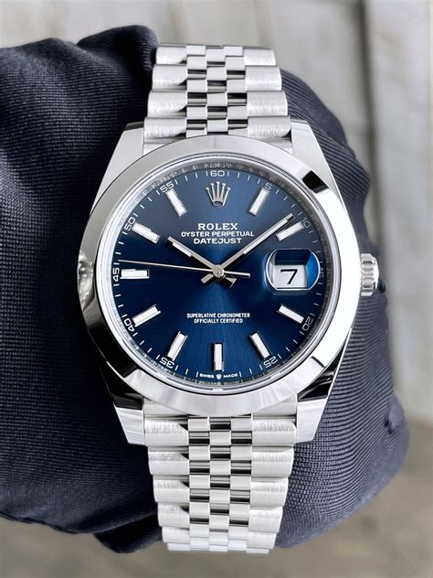 Rolex Datejust 41mm UNWORN 2022 Automatic Watch Jubilee Smooth Blue ...