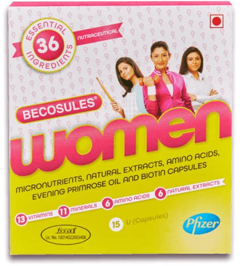 Becosules Women Capsule with Evening Primrose Oil - Emma Amelia - Medium