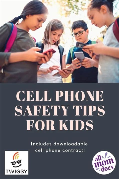 Cell Phone Safety Tips for Kids (with Kids’ Cell Phone Contract ...