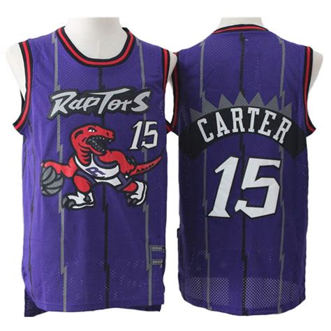 Basketball Jersey Men Toronto Raptors 15# Vince Carter Vintage Jersey Womens Jersey Cool ...