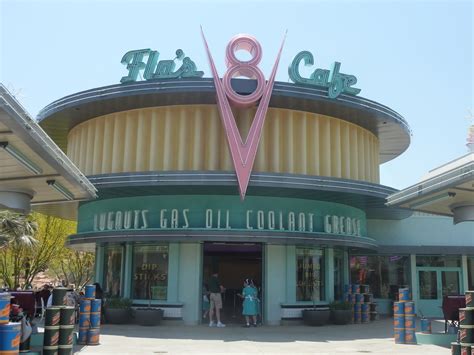 Laura's Miscellaneous Musings: Cars Land Preview: Flo's V8 Cafe and Luigi's Casa Della Tires