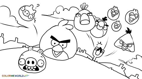 Printable Coloring Pages For Kids Angry Birds