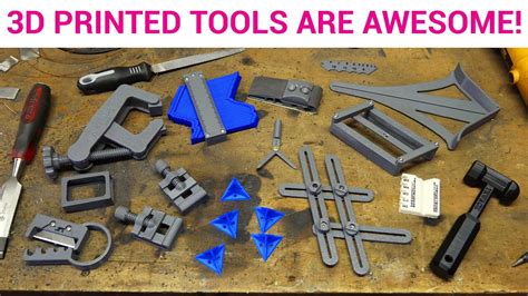 12 3D printed tools you need for your workshop - YouTube