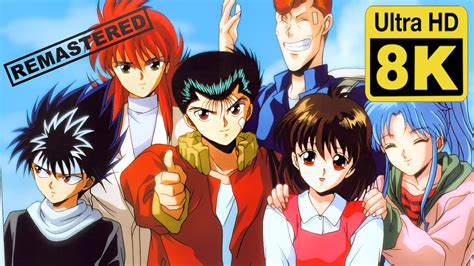 Yu Yu Hakusho Opening Full - Smile Bomb 8k (Remastered with Neural ...