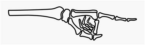 Skeleton Hand Pointing Clipart , Free Transparent Clipart - ClipartKey