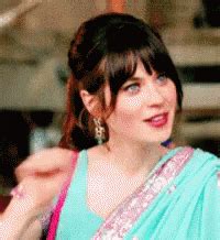 New Girl Zooey Deschanel GIF - New Girl Zooey Deschanel Peace ...