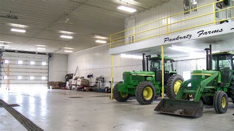 Custom Farm Shop with Mezzanine - YouTube