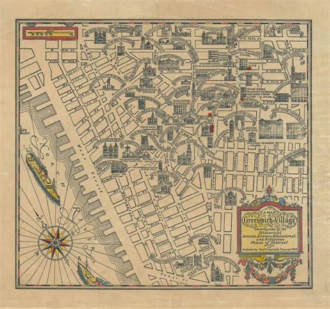 Greenwich Village (1934) : r/MapPorn