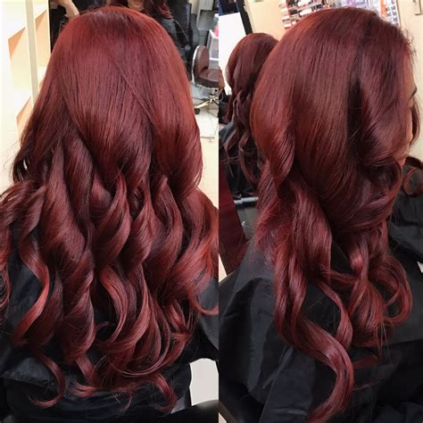 Dark red/mahogany hair | Hair color mahogany, Mahogany hair, Red hair color