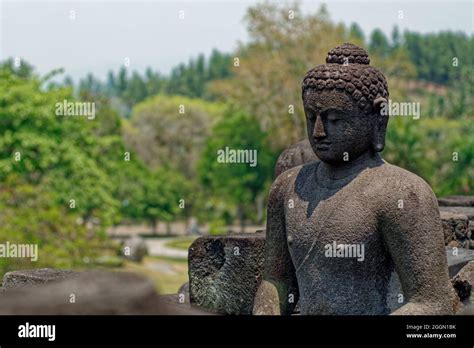 Buddha Statue, Borobudur Stock Photo - Alamy