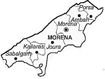 Morena District | Morena District Map