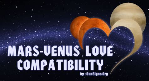 Mars Venus Compatibility - SunSigns.Org