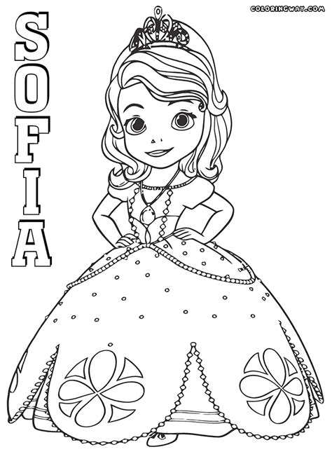 Sofia The First Coloring Pages - Coloring Home