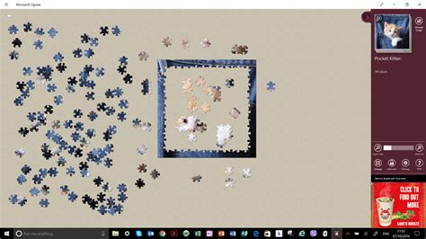 Microsoft Jigsaw Puzzle Pieces tiny - Microsoft Community