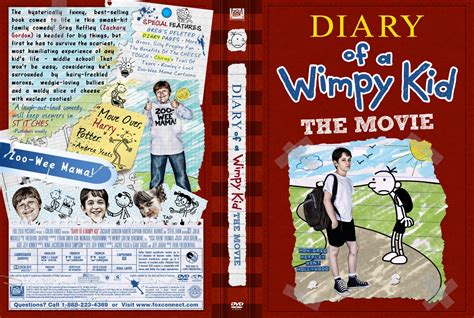 Diary Of A Wimpy Kid - The Movie - Movie DVD Custom Covers - Diary Of A ...