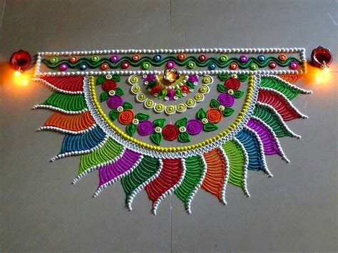 Creative Rangoli Designs Collection For Diwali