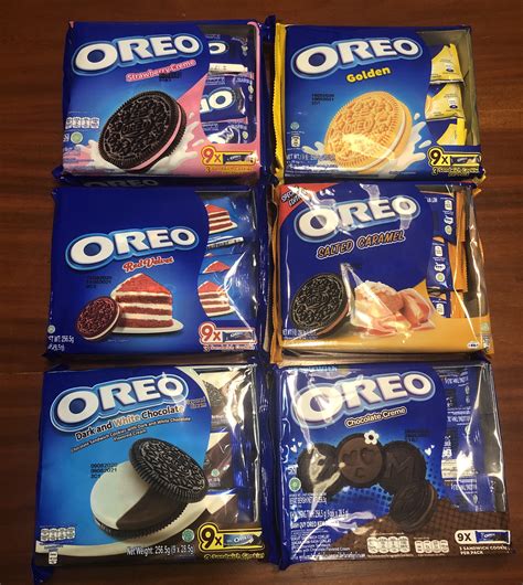 Oreo Assorted Flavors, Food & Drinks, Packaged & Instant Food on Carousell