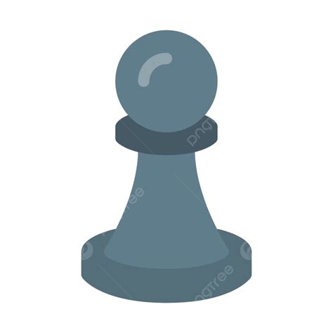 Pawn Chess Piece Clipart Transparent Background, Chess Pawn Piece Game Two Player, Vector ...