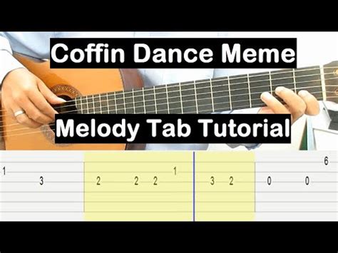 Coffin Dance Meme Guitar Lesson Melody Tab Tutorial Guitar Lessons for Beginners | Guitar ...