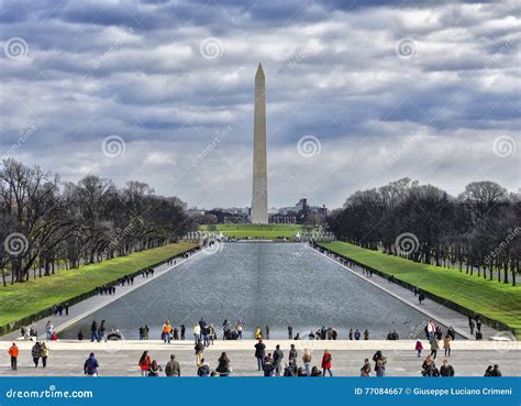 View of Washington Monument from Abraham Lincoln Memorial. Washington ...