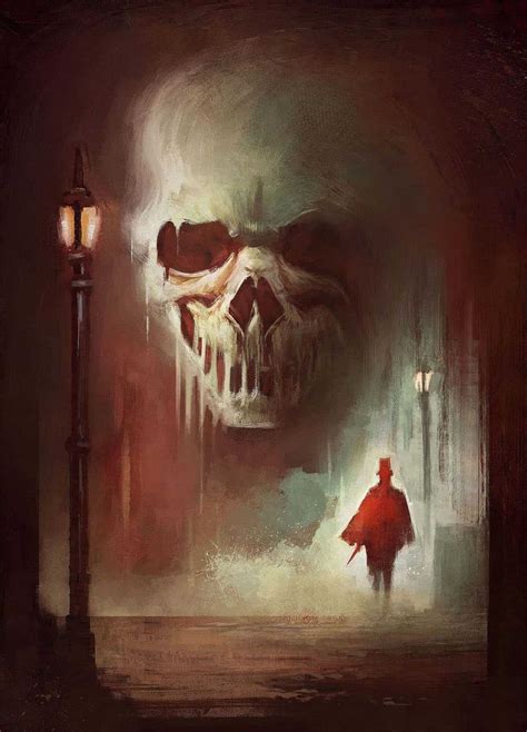 30 Spooky Digital Paintings for a Scary Halloween | Dark art paintings, Horror art draw, Horror art