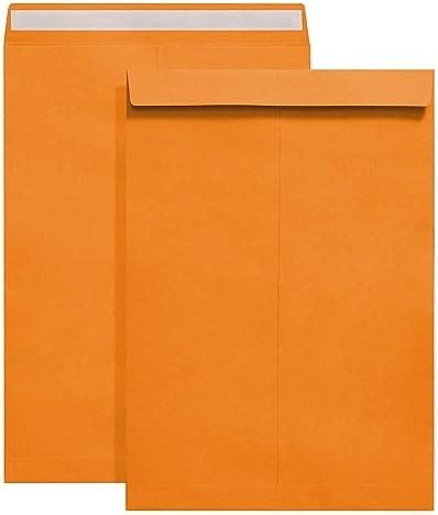Tanshuqin 9" x 12" Self-Seal Catalog Envelopes Anti Tear Recycled Kraft Envelopes for Invitation ...