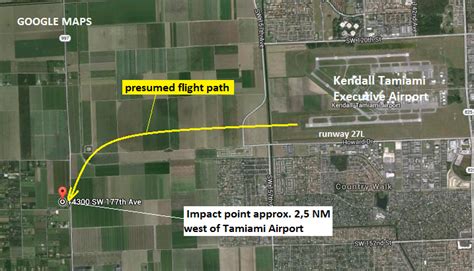 2015-02-11 Venezuelan Beech 1900 crashed west of Tamiami Airport, FL ...