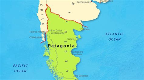 Patagonia Region Map