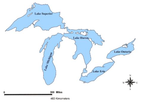 Largest Lakes In The World Map