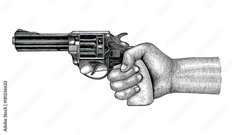 How To Draw A Gun In A Hand