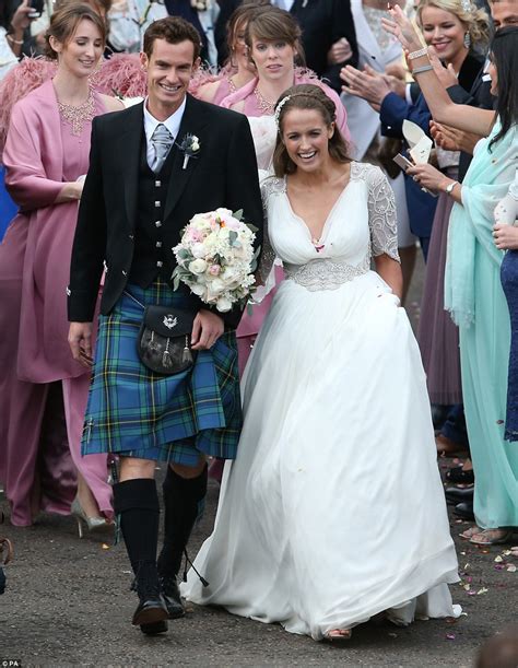 Andy Murray and Kim Sears' wedding at Dunblane Cathedral | Daily Mail ...