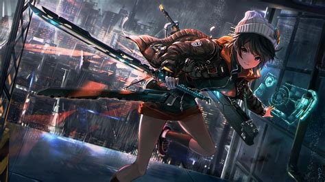 Futuristic Anime Girl Wallpapers - 4k, HD Futuristic Anime Girl ...