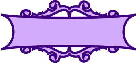 Purple Banner CLIP ART - ClipArt Best