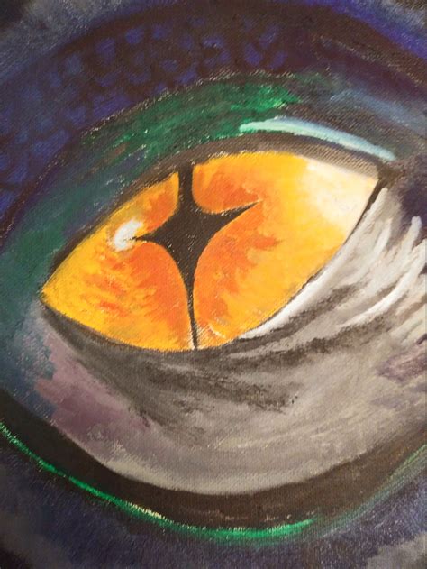 Dragon Eye, Oil Painting, Hand Made - Etsy