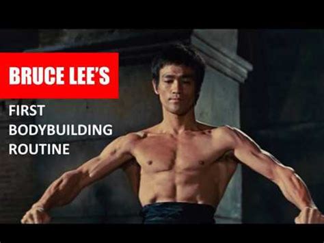 BRUCE LEE'S FIRST BODYBUILDING ROUTINE EXPLAINED! - YouTube