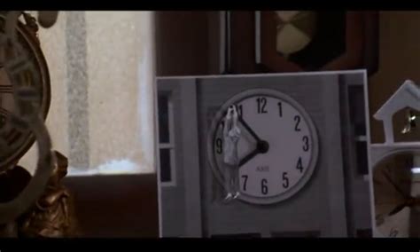 Back to The Future - The opening credits have a clock foreshadowing Doc ...